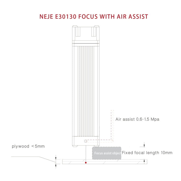 NEJE E30130 5.5W 450nm Laser Engraver Module Kits - free shipping - PMC Jewellery - Order now!