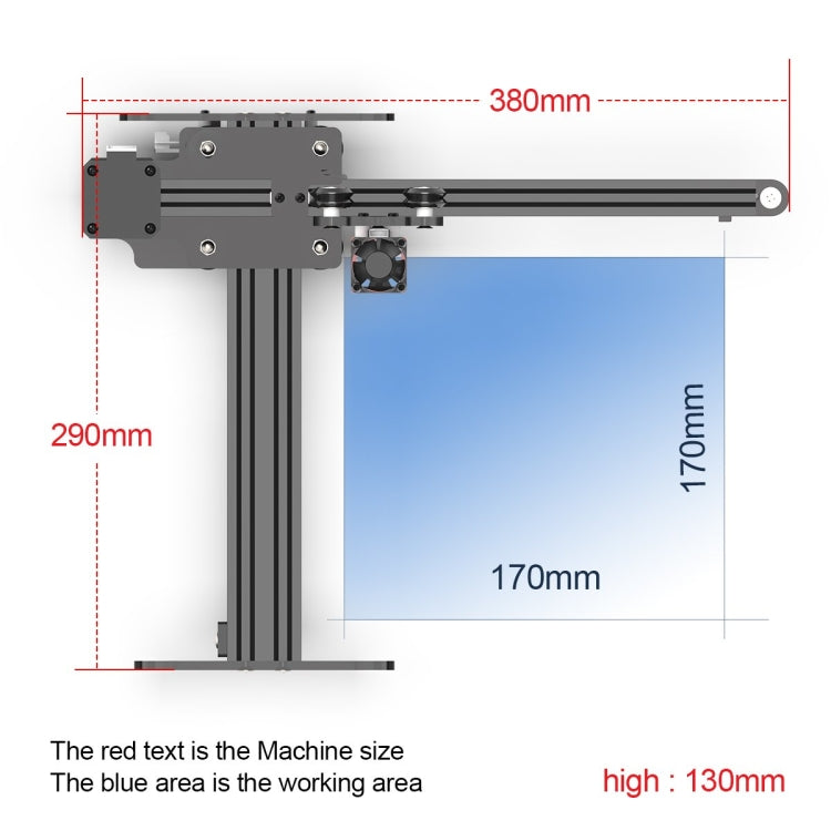 NEJE MASTER 3 Laser Engraver with N30610 Laser Module(EU Plug) - DIY Engraving Machines by NEJE | Online Shopping South Africa | PMC Jewellery | Buy Now Pay Later Mobicred