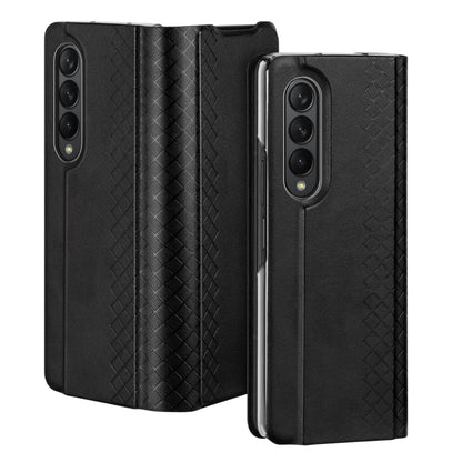 For Samsung Galaxy Z Fold4 DUX DUCIS Bril Series PU + TPU Phone Case(Black) - Galaxy Z Fold4 5G Cases by DUX DUCIS | Online Shopping South Africa | PMC Jewellery | Buy Now Pay Later Mobicred