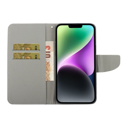 For iPhone 13 Pro Colored Drawing Leather Phone Case (Unicorn) - iPhone 13 Pro Cases by PMC Jewellery | Online Shopping South Africa | PMC Jewellery