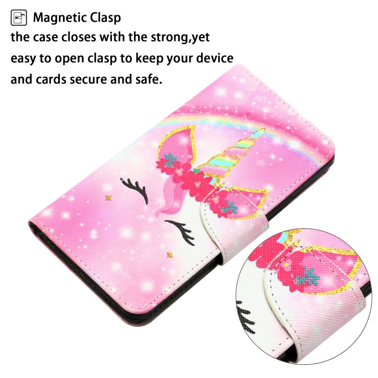 For iPhone 13 Pro Colored Drawing Leather Phone Case (Unicorn) - iPhone 13 Pro Cases by PMC Jewellery | Online Shopping South Africa | PMC Jewellery