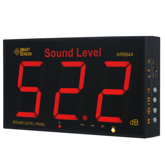 SmartSensor AR884A Smart Wall Mounted Sound Level Meter, EU/US Plug - Light & Sound Meter by PMC Jewellery | Online Shopping South Africa | PMC Jewellery | Buy Now Pay Later Mobicred