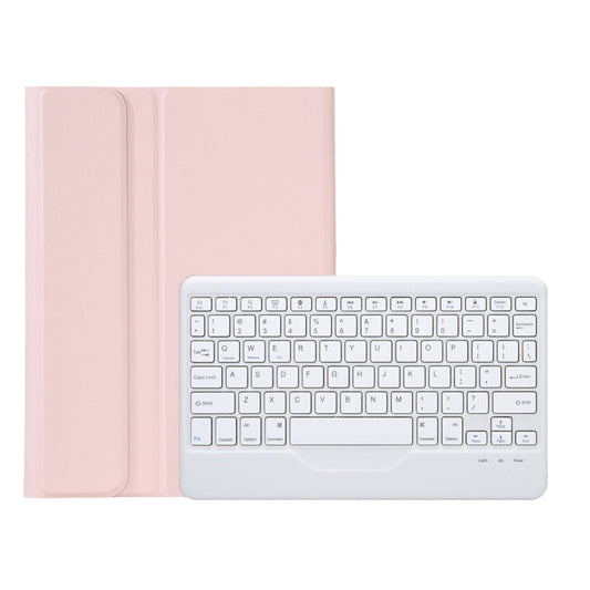 AM18-B Bluetooth Keyboard Leather Case For Lenovo XiaoXin Pad Pro 2022 11.2 inch(Pink) - Lenovo Keyboard by PMC Jewellery | Online Shopping South Africa | PMC Jewellery