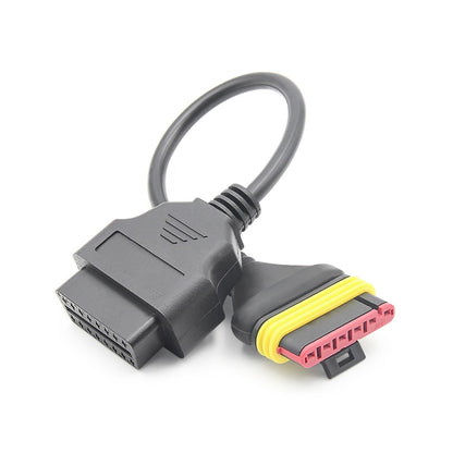 Motorcycle OBD 6 Pin to 16 Pin Adapter Cable for Benelli - Cables & Connectors by PMC Jewellery | Online Shopping South Africa | PMC Jewellery | Buy Now Pay Later Mobicred