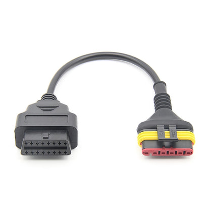 Motorcycle OBD 6 Pin to 16 Pin Adapter Cable for Benelli - Cables & Connectors by PMC Jewellery | Online Shopping South Africa | PMC Jewellery | Buy Now Pay Later Mobicred