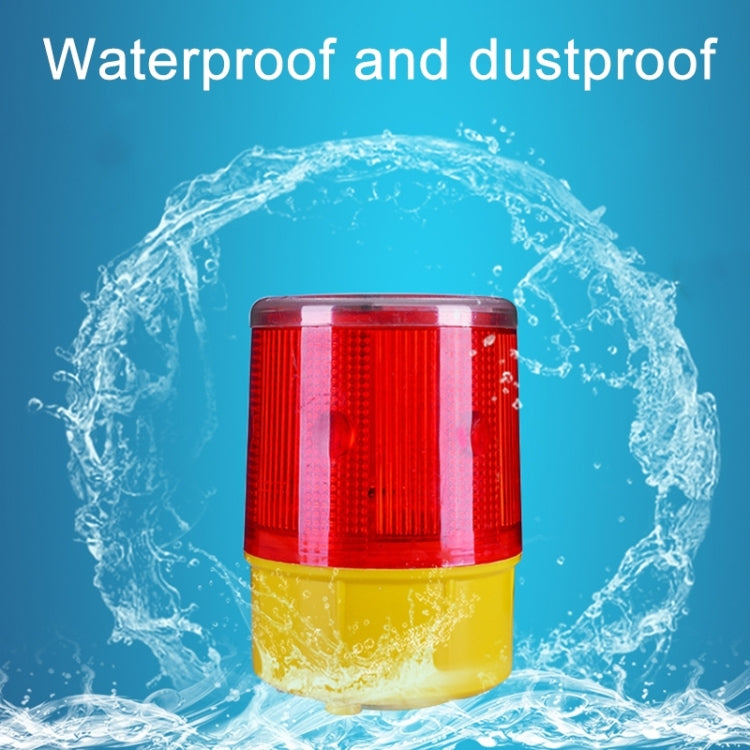 Night Solar Safety Warning Flash Light, Specification:01 Screw Fixed(White) - Warning Lights by PMC TechLife | Online Shopping South Africa | PMC TechLife | Buy Now Pay Later Mobicred