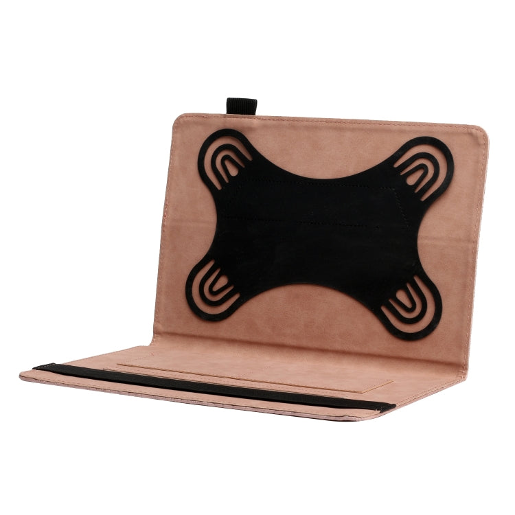 For 8 inch Life Tree Pattern Flip Universal Leather Tablet Case(Rose Gold) - 8 inch by PMC TechLife | Online Shopping South Africa | PMC TechLife | Buy Now Pay Later Mobicred