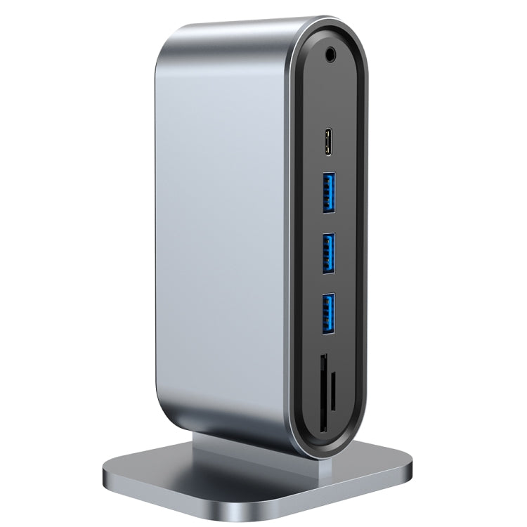 12 in 1 USB-C / Type-C Vertical Multi-interface HUB Adapter - USB HUB by PMC Jewellery | Online Shopping South Africa | PMC Jewellery | Buy Now Pay Later Mobicred