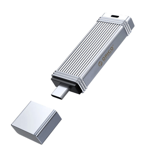 ORICO USB Flash Drive, Read: 100MB/s, Write: 50MB/s, Memory:256GB, Port:Type-C(Silver) - USB Flash Drives by ORICO | Online Shopping South Africa | PMC Jewellery | Buy Now Pay Later Mobicred