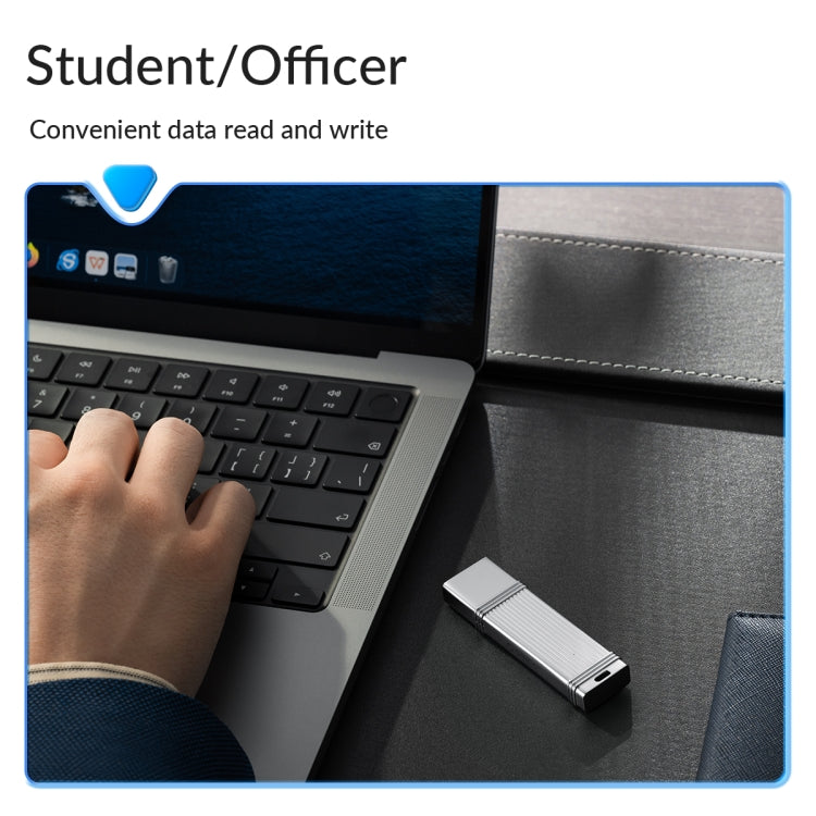 ORICO UFS Flash Drive, Read: 411MB/s, Write: 353MB/s, Memory:512GB, Port:USB-A(Silver) - free shipping - PMC Jewellery - Order now!