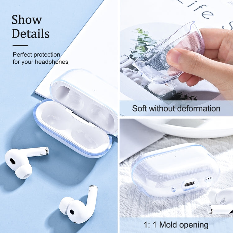 For AirPods Pro 2 Earphone Transparent TPU Protective Case - For AirPods Pro 2 by PMC Jewellery | Online Shopping South Africa | PMC Jewellery | Buy Now Pay Later Mobicred