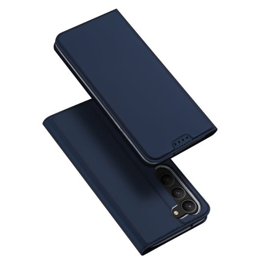 For Samsung Galaxy S23 5G DUX DUCIS Skin Pro Series Flip Leather Phone Case(Blue) - Galaxy S23 5G Cases by DUX DUCIS | Online Shopping South Africa | PMC Jewellery | Buy Now Pay Later Mobicred