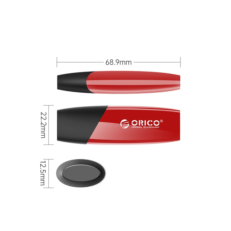 ORCIO USB3.0 U Disk Drive, Read: 100MB/s, Write: 15MB/s, Memory:32GB, Port:USB-A(Red) - USB Flash Drives by ORICO | Online Shopping South Africa | PMC Jewellery | Buy Now Pay Later Mobicred