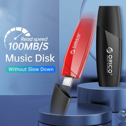 ORCIO USB3.0 U Disk Drive, Read: 100MB/s, Write: 15MB/s, Memory:64GB, Port:USB-A(Red) - USB Flash Drives by ORICO | Online Shopping South Africa | PMC Jewellery | Buy Now Pay Later Mobicred