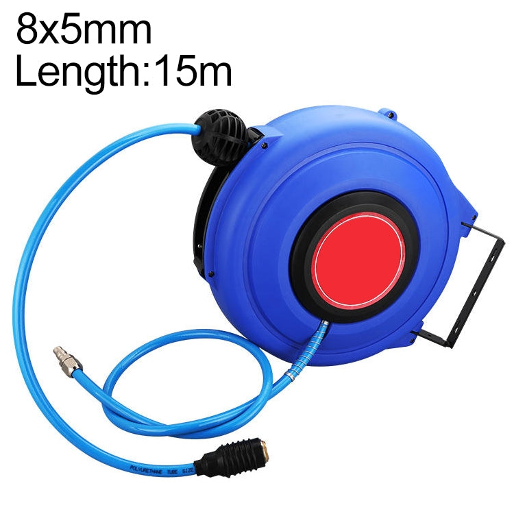 LAIZE Automatic Retractable Air Hose Reel Pneumatic PU Tube, Specification:8x5mm, 15m - free shipping - PMC TechLife - Order now!