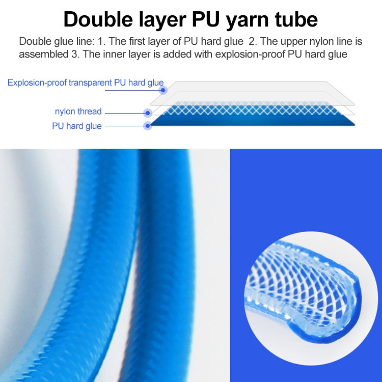 LAIZE Automatic Retractable Air Hose Reel Pneumatic PU Tube, Specification:10x6.5mm, 12m - free shipping - PMC TechLife - Order now!