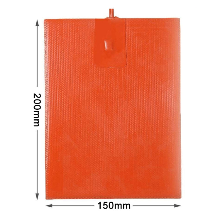 15 x 20cm Car Engine Oil Pan Sump Tank Heater Pad, Plug Type:EU Plug - Engine Fittings by PMC TechLife | Online Shopping South Africa | PMC TechLife | Buy Now Pay Later Mobicred
