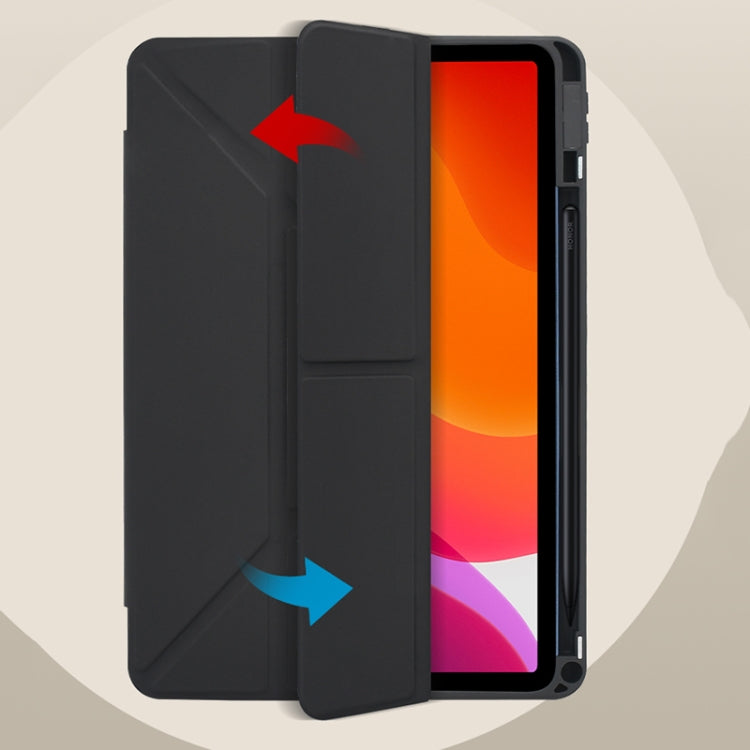 For Honor Tablet V7 Pro Acrylic 2 in 1 Y-fold Smart Leather Tablet Case(Ice White) - Honor by PMC TechLife | Online Shopping South Africa | PMC TechLife | Buy Now Pay Later Mobicred