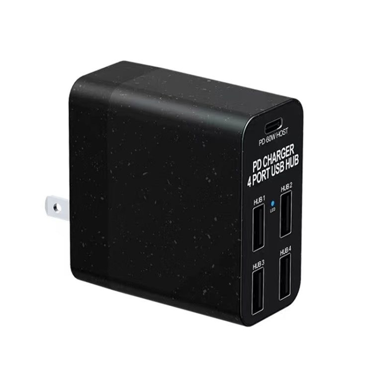 X83 65W Output USB-C / Type-C + 4 Ports USB HUB PD Charger, US Plug - USB Charger by PMC Jewellery | Online Shopping South Africa | PMC Jewellery | Buy Now Pay Later Mobicred