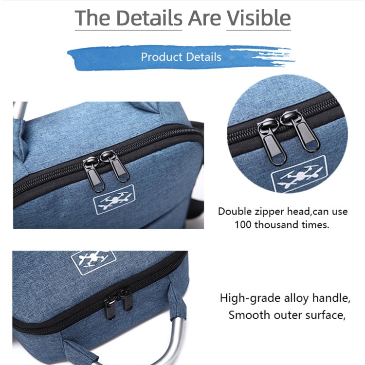 For DJI Mini SE Shockproof Single Shoulder Storage Carrying Case Box Bag, Size: 31 x 23 x 10cm(Blue + Black Liner) - Carry Cases & Bags by PMC Jewellery | Online Shopping South Africa | PMC Jewellery | Buy Now Pay Later Mobicred