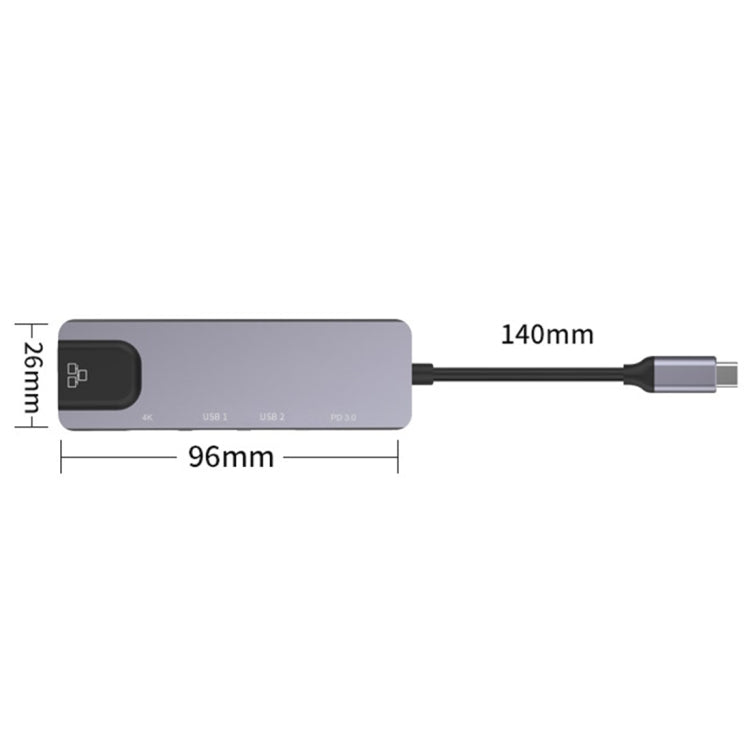 Onten OTN-UC920S USB-C / Type-C Portable Multifunctional HUB Docking Station - free shipping - PMC Jewellery - Order now!