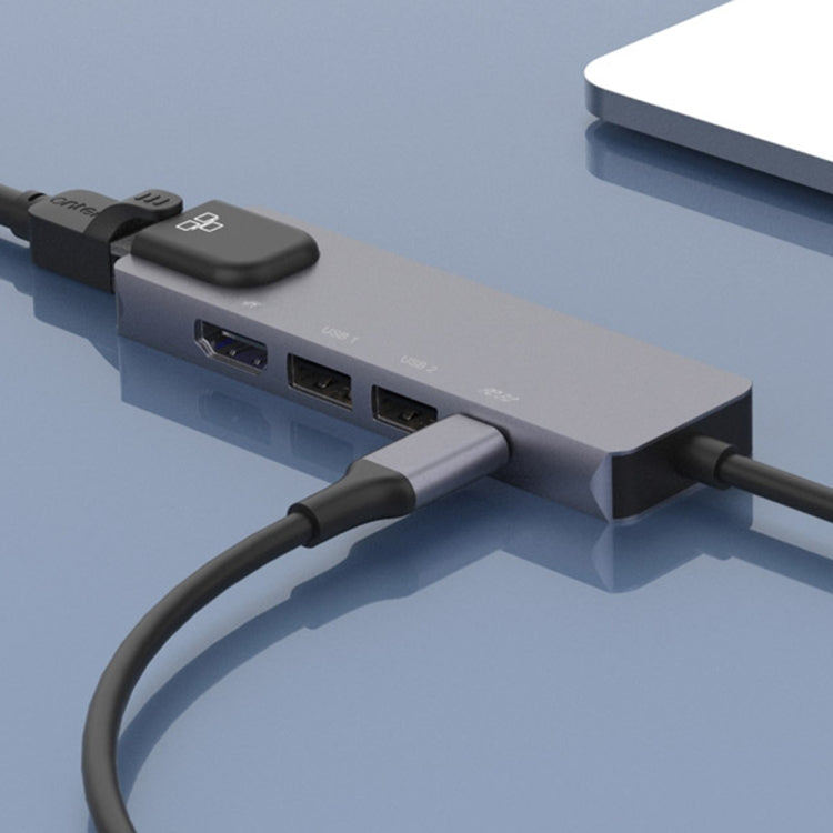 Onten OTN-UC920S USB-C / Type-C Portable Multifunctional HUB Docking Station - free shipping - PMC Jewellery - Order now!