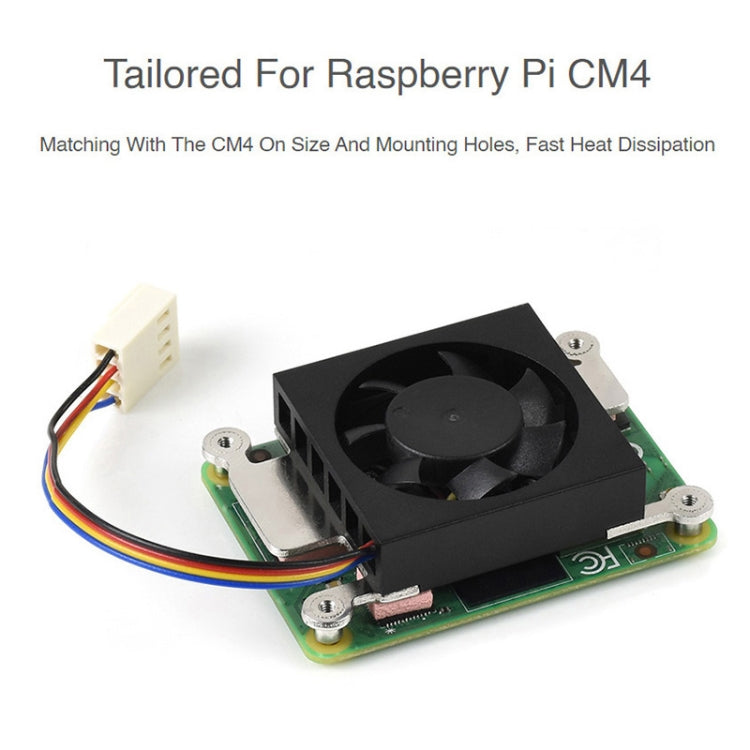 Waveshare Dedicated 3007 Cooling Fan for Raspberry Pi Compute Module 4 CM4, Power Supply:12V - Other Accessories by WAVESHARE | Online Shopping South Africa | PMC Jewellery | Buy Now Pay Later Mobicred