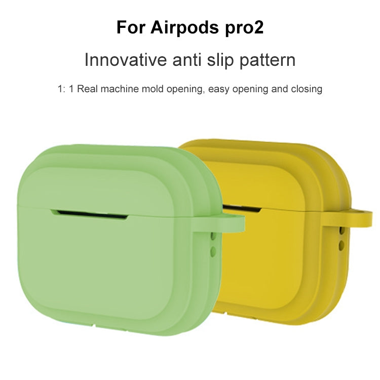 For AirPods Pro 2 Striped Shockproof Earphone Case(Light Purple) - For AirPods Pro 2 by PMC Jewellery | Online Shopping South Africa | PMC Jewellery | Buy Now Pay Later Mobicred
