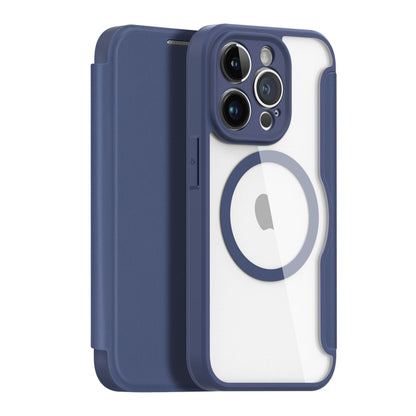 For iPhone 14 Pro DUX DUCIS Skin X Pro Series Magsafe PC + TPU Phone Leather Case (Blue) - iPhone 14 Pro Cases by DUX DUCIS | Online Shopping South Africa | PMC Jewellery | Buy Now Pay Later Mobicred