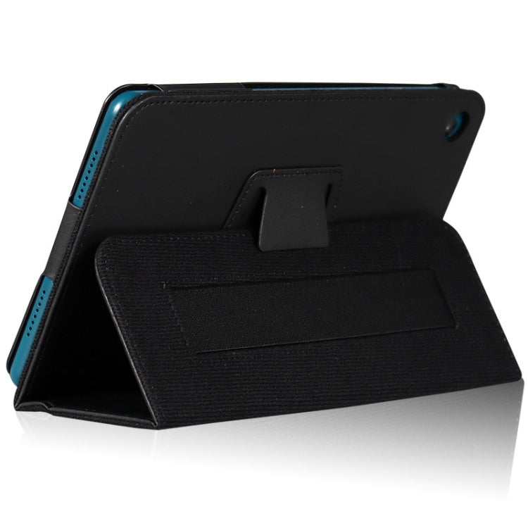 For TCL Tab 8 Litchi Texture Tablet Leather Case with Holder(Black) - Others by PMC TechLife | Online Shopping South Africa | PMC TechLife | Buy Now Pay Later Mobicred