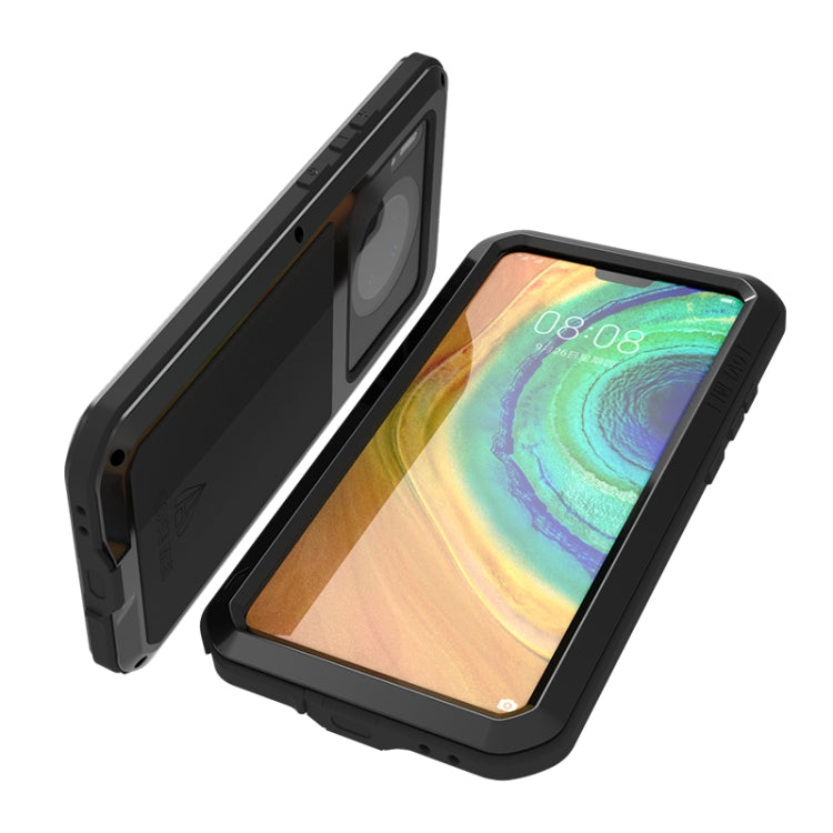 For Huawei Mate 30 LOVE MEI Metal Shockproof Waterproof Dustproof Protective Case(Silver) - free shipping - PMC TechLife - Order now!