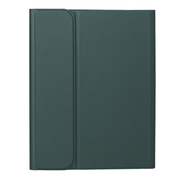 For iPad 10th Gen 10.9 2022 SA-10C Bluetooth Touch Keyboard Leather Tablet Case with Pen Slot(Dark Green) - Universal by PMC Jewellery | Online Shopping South Africa | PMC Jewellery