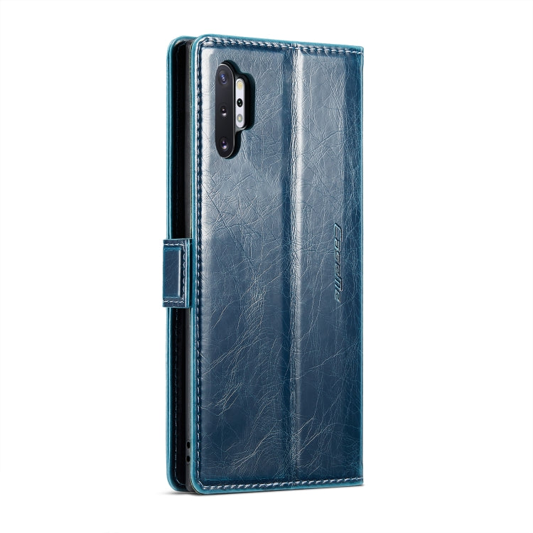 For Samsung Galaxy Note10+ CaseMe 003 Crazy Horse Texture Leather Phone Case(Blue) - Galaxy Phone Cases by CaseMe | Online Shopping South Africa | PMC Jewellery | Buy Now Pay Later Mobicred