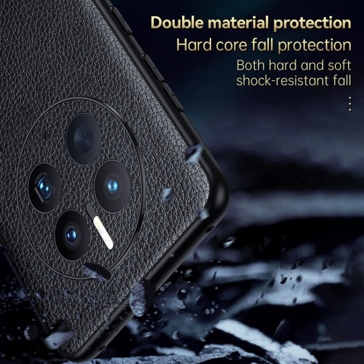 For Huawei Mate 50 Pro SULADA Invisible Bracket Leather Back Cover Phone Case(Black) - Huawei Cases by SULADA | Online Shopping South Africa | PMC Jewellery | Buy Now Pay Later Mobicred