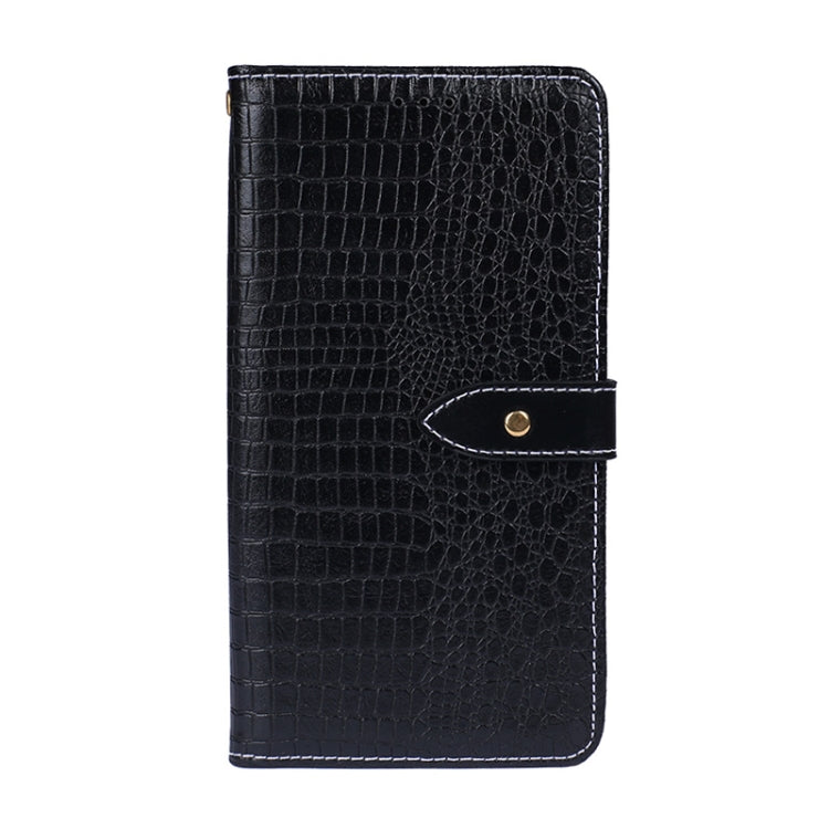 For Blackview BV9800 Pro idewei Crocodile Texture Horizontal Flip Leather Case with Holder & Card Slots & Wallet(Black) - More Brand by idewei | Online Shopping South Africa | PMC TechLife | Buy Now Pay Later Mobicred