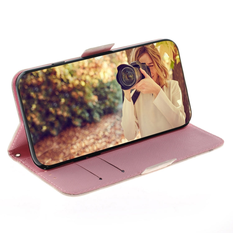 For Huawei nova Y70 Plus 3D Colored Pattern Flip Leather Phone Case(Butterfly High-heeled) - Huawei Cases by PMC TechLife | Online Shopping South Africa | PMC TechLife