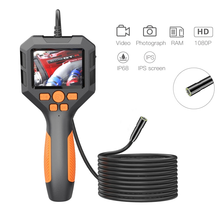 3.9mm P10 2.8 inch HD Handheld Endoscope with LCD Screen, Length:5m -  by PMC Jewellery | Online Shopping South Africa | PMC Jewellery | Buy Now Pay Later Mobicred