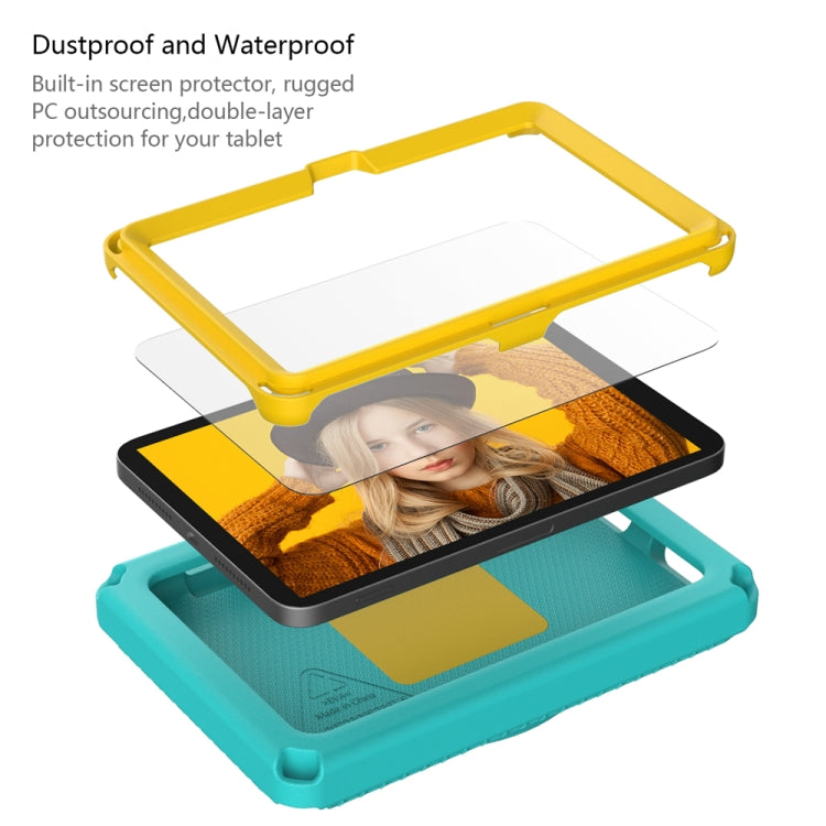 For Amazon Kindle Fire HD7 2022 EVA + PC Shockproof Tablet Case with Waterproof Frame(Glacier Green) - Amazon by PMC TechLife | Online Shopping South Africa | PMC TechLife | Buy Now Pay Later Mobicred