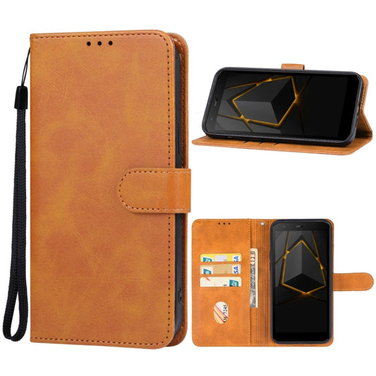 For Doogee S41 / S41 Pro Leather Phone Case(Brown) - Doogee Cases by PMC Jewellery | Online Shopping South Africa | PMC Jewellery | Buy Now Pay Later Mobicred