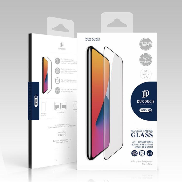 For Motorola Moto G72 10pcs DUX DUCIS 0.33mm 9H Medium Alumina HD Full Screen Tempered Glass Film - Motorola Tempered Glass by DUX DUCIS | Online Shopping South Africa | PMC Jewellery | Buy Now Pay Later Mobicred