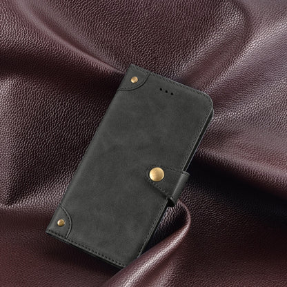 For Oukitel C19 Pro idewei Retro Texture Leather Phone Case(Black) - More Brand by idewei | Online Shopping South Africa | PMC Jewellery | Buy Now Pay Later Mobicred