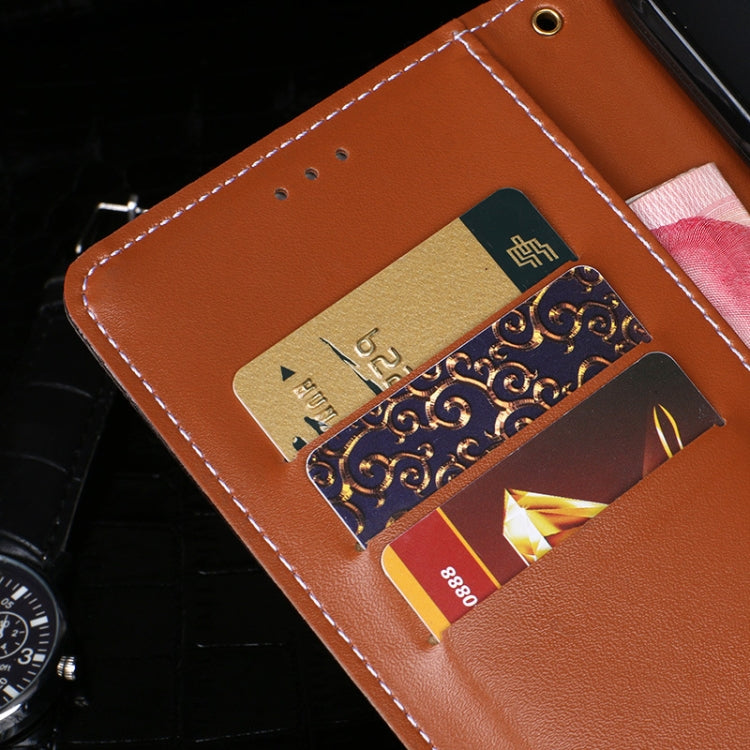 For Oukitel C19 Pro idewei Crocodile Texture Leather Phone Case(Dark Blue) - free shipping - PMC Jewellery - Order now!