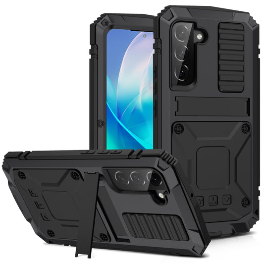 For Samsung Galaxy S23 5G R-JUST Life Waterproof Dustproof Shockproof Phone Case(Black) - Galaxy S23 5G Cases by R-JUST | Online Shopping South Africa | PMC Jewellery | Buy Now Pay Later Mobicred