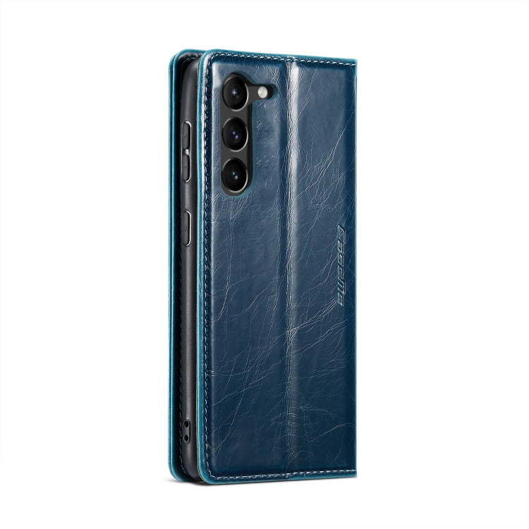 For Samsung Galaxy S23 5G CaseMe 003 Crazy Horse Texture Leather Phone Case(Blue) - Galaxy S23 5G Cases by CaseMe | Online Shopping South Africa | PMC Jewellery | Buy Now Pay Later Mobicred