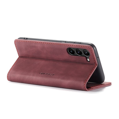 For Samsung Galaxy S23+ 5G CaseMe 013 Multifunctional Horizontal Flip Leather Phone Case(Wine Red) - Galaxy S23+ 5G Cases by CaseMe | Online Shopping South Africa | PMC Jewellery | Buy Now Pay Later Mobicred