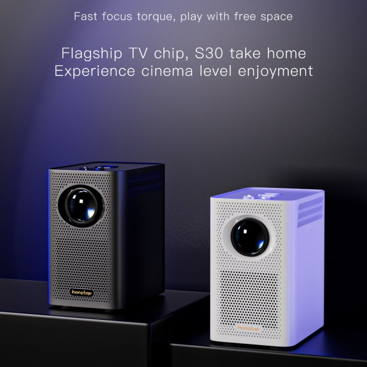 S30 Android System HD Portable WiFi Mobile Projector, Plug Type:AU Plug(White) - Mini Projector by PMC TechLife | Online Shopping South Africa | PMC TechLife | Buy Now Pay Later Mobicred