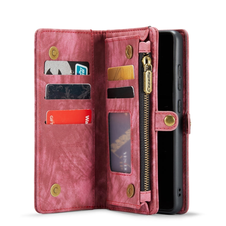 For Galaxy A71 4G CaseMe-008 Detachable Multifunctional Horizontal Flip Leather Case with Card Slot & Holder & Zipper Wallet & Photo Frame(Red) - Galaxy Phone Cases by CaseMe | Online Shopping South Africa | PMC Jewellery | Buy Now Pay Later Mobicred