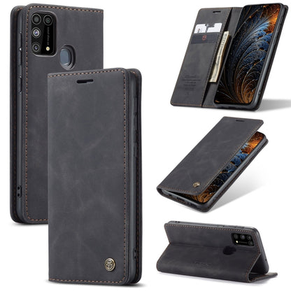 For Galaxy M31 CaseMe-013 Multifunctional Horizontal Flip Leather Case with Card Slot & Holder & Wallet(Black) - Galaxy Phone Cases by CaseMe | Online Shopping South Africa | PMC Jewellery | Buy Now Pay Later Mobicred