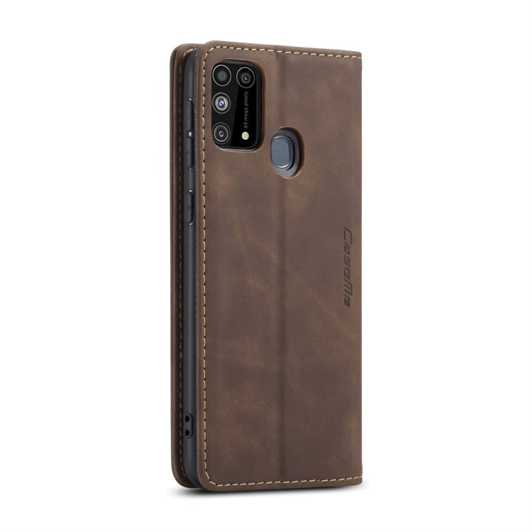 For Galaxy M31 CaseMe-013 Multifunctional Horizontal Flip Leather Case with Card Slot & Holder & Wallet(Coffee) - Galaxy Phone Cases by CaseMe | Online Shopping South Africa | PMC Jewellery | Buy Now Pay Later Mobicred