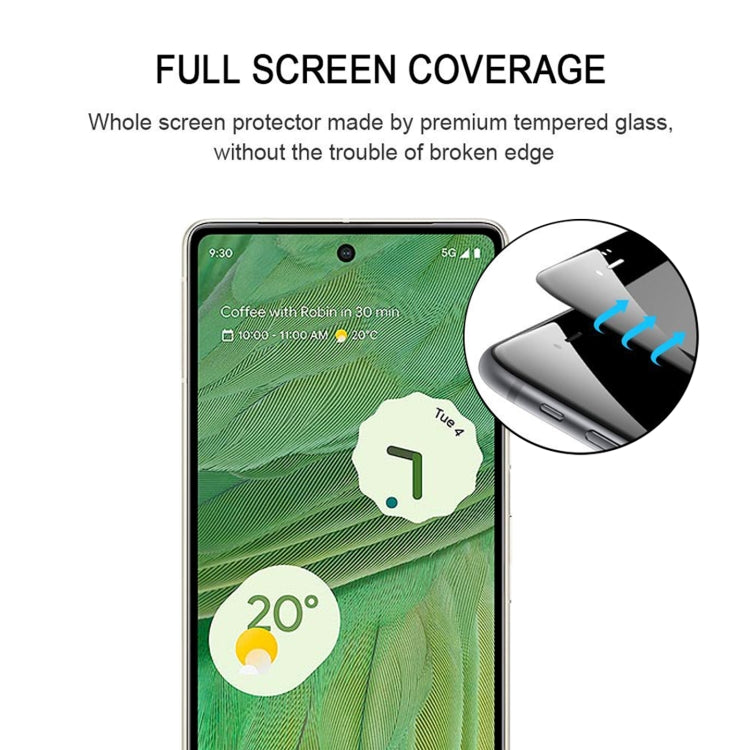 For Google Pixel 7 Full Glue Full Cover Screen Protector Tempered Glass Film - Google Tempered Glass by PMC Jewellery | Online Shopping South Africa | PMC Jewellery | Buy Now Pay Later Mobicred